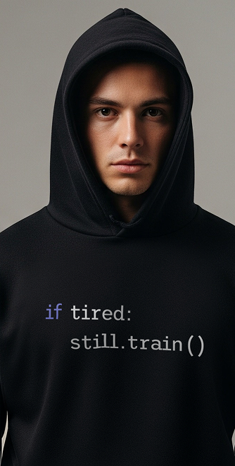 Still Train - Unisex Premium Hoodie (Black)